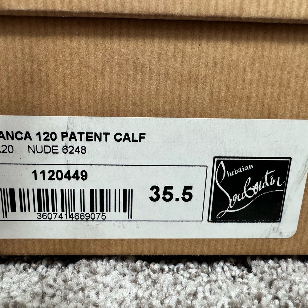 Christian Louboutin Nude Bianca 120 size 5.5 - Picture 4 of 12